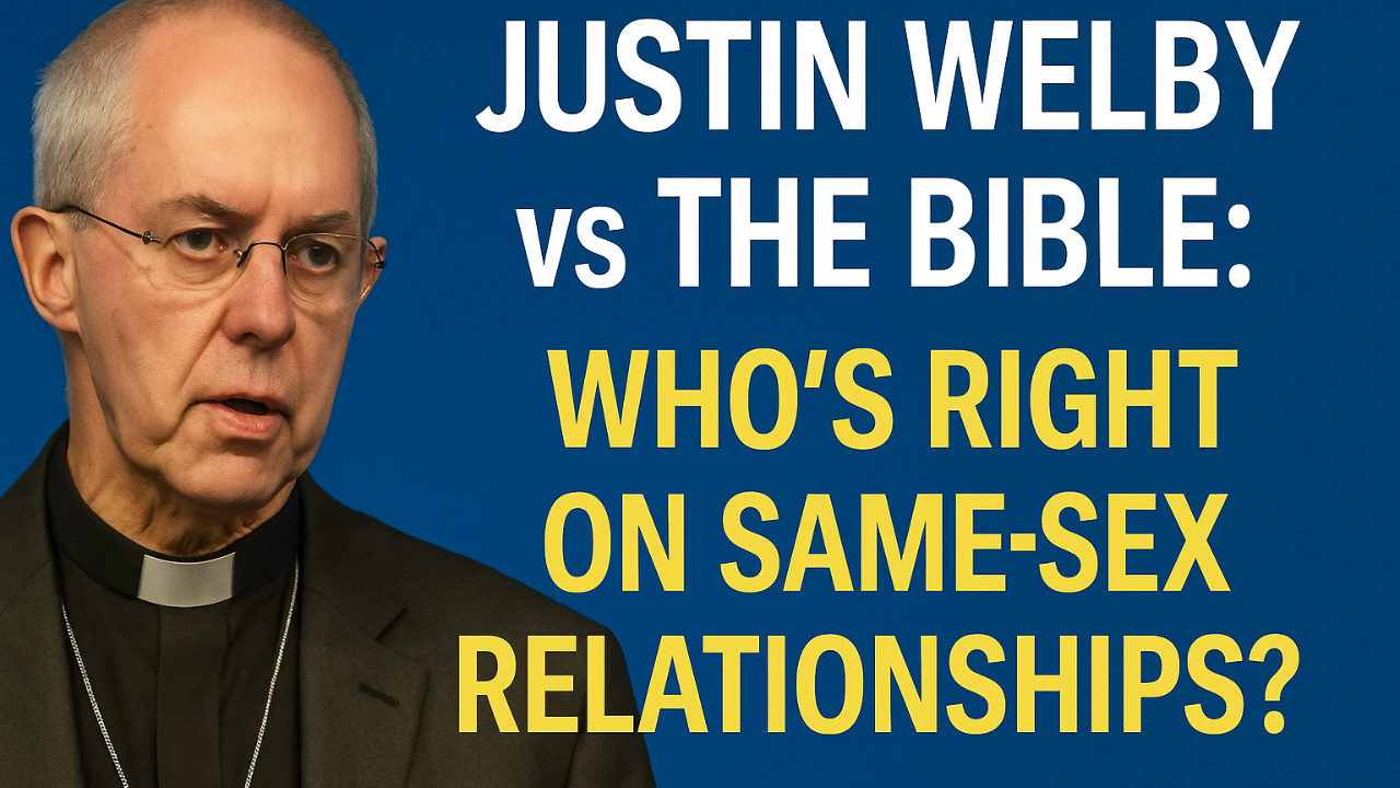 Justin Welby Versus The Bible