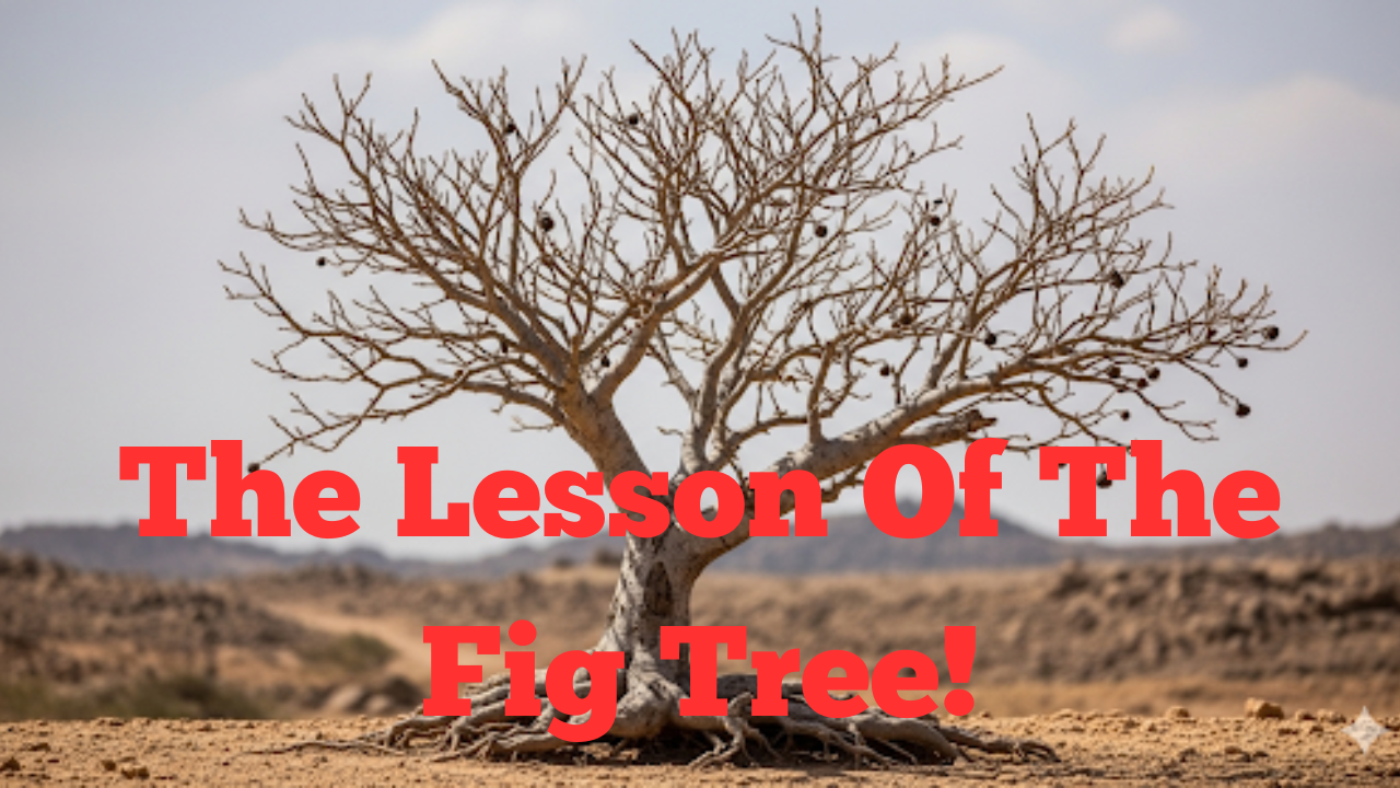 The Lesson Of The Fig Tree!