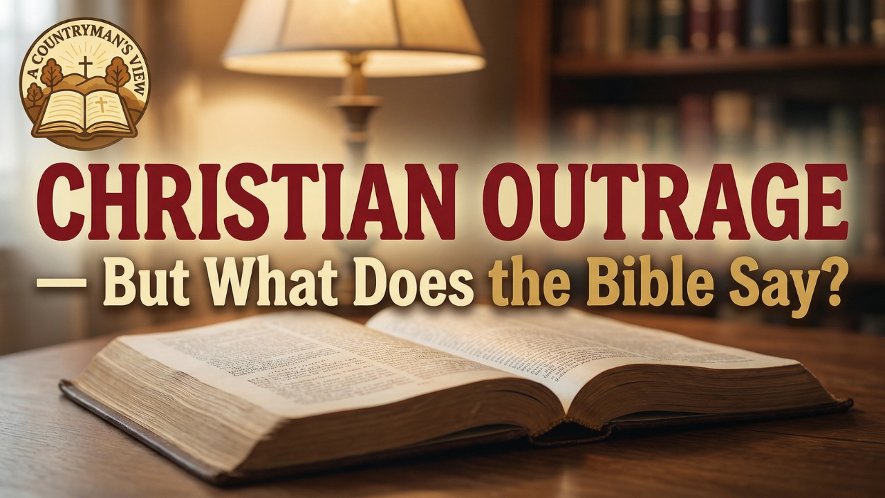 Christian Outrage — But What Does the Bible Say