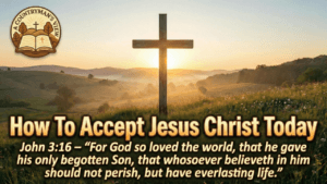 How To Accept Jesus Christ Today