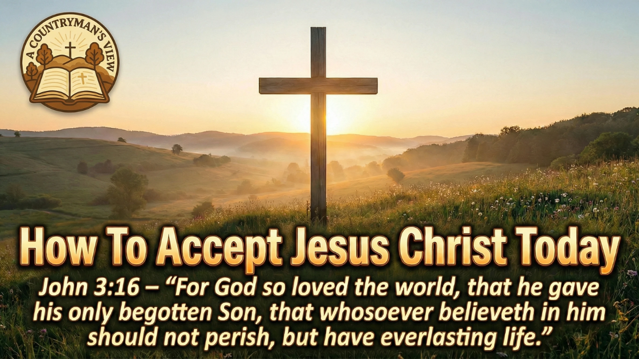 How To Accept Jesus Christ Today