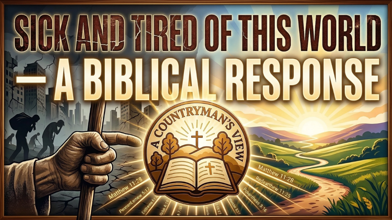 Sick And Tired Of This World – A Biblical Response