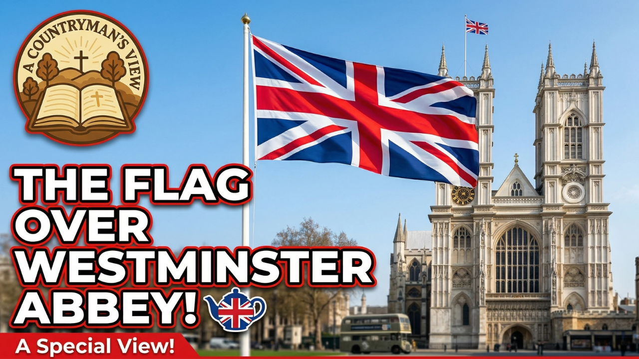 The Flag Over Westminster Abbey